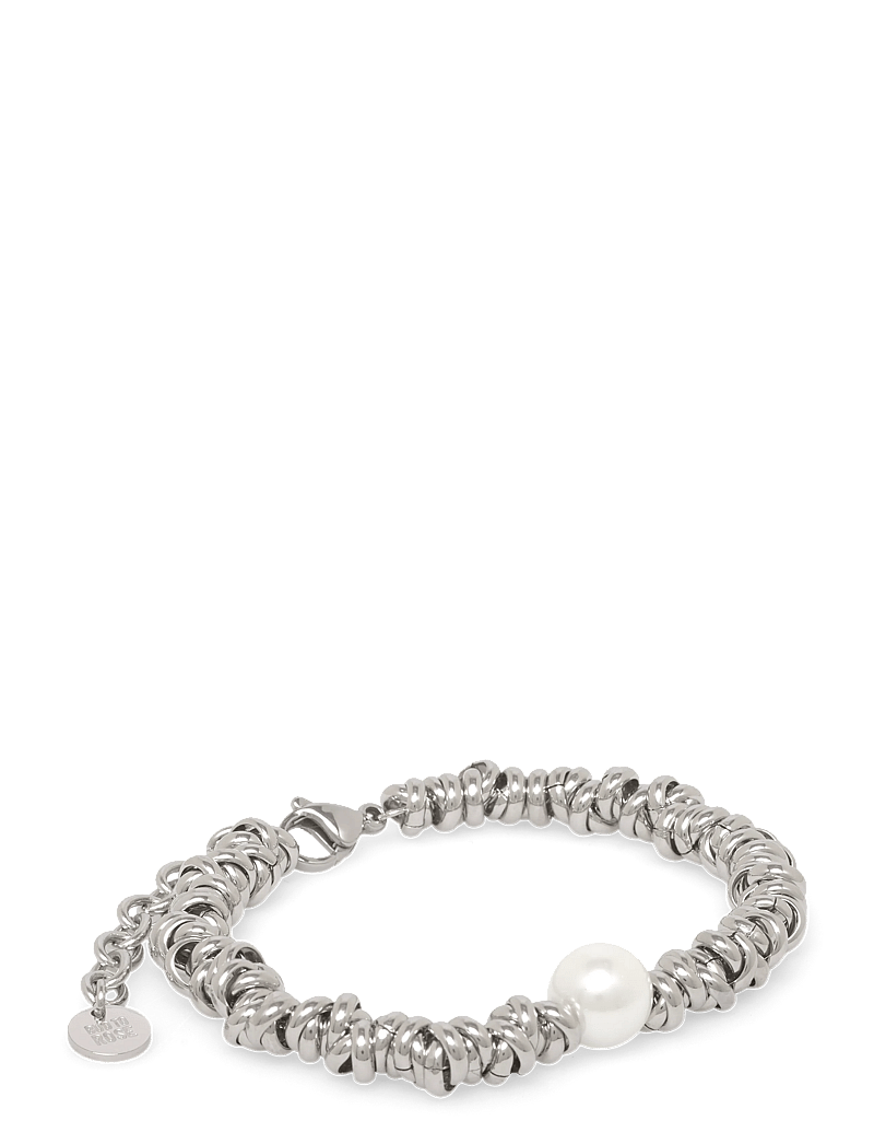 Bud to rose - Velvet Pearl Bracelet Silver - pärlitest käevõru - silver - 1