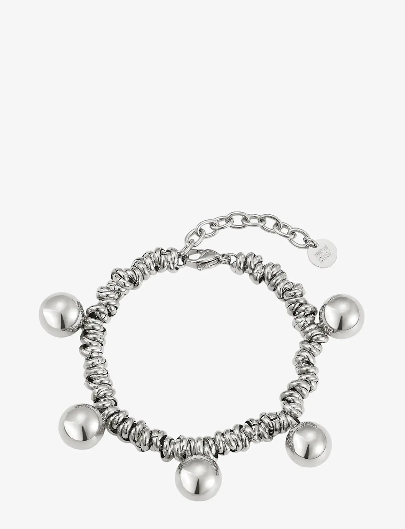 Bud to rose - Velvet Globe Bracelet Silver - kedjearmband - silver - 1