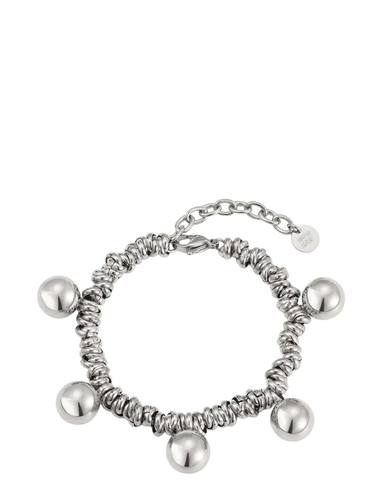 Bud to rose Velvet Globe Bracelet Silver - Armbånd - SILVER / silver