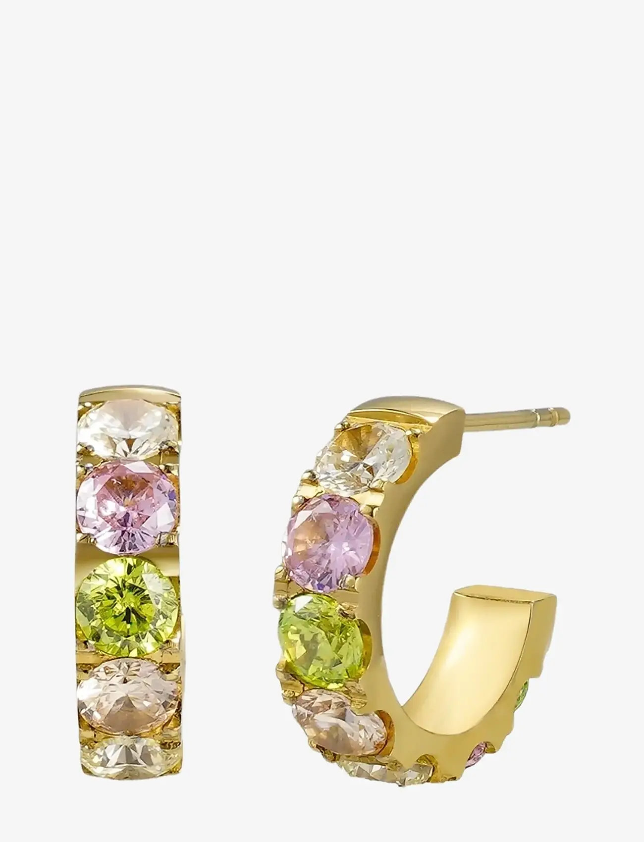 Bud to rose - Stella 4mm Hoop Mix/Gold - kreolen - gold - 1