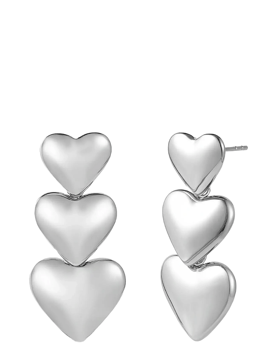 Bud To Rose - Dawn Trio Earring Gold - ohrhänger - silver - 1