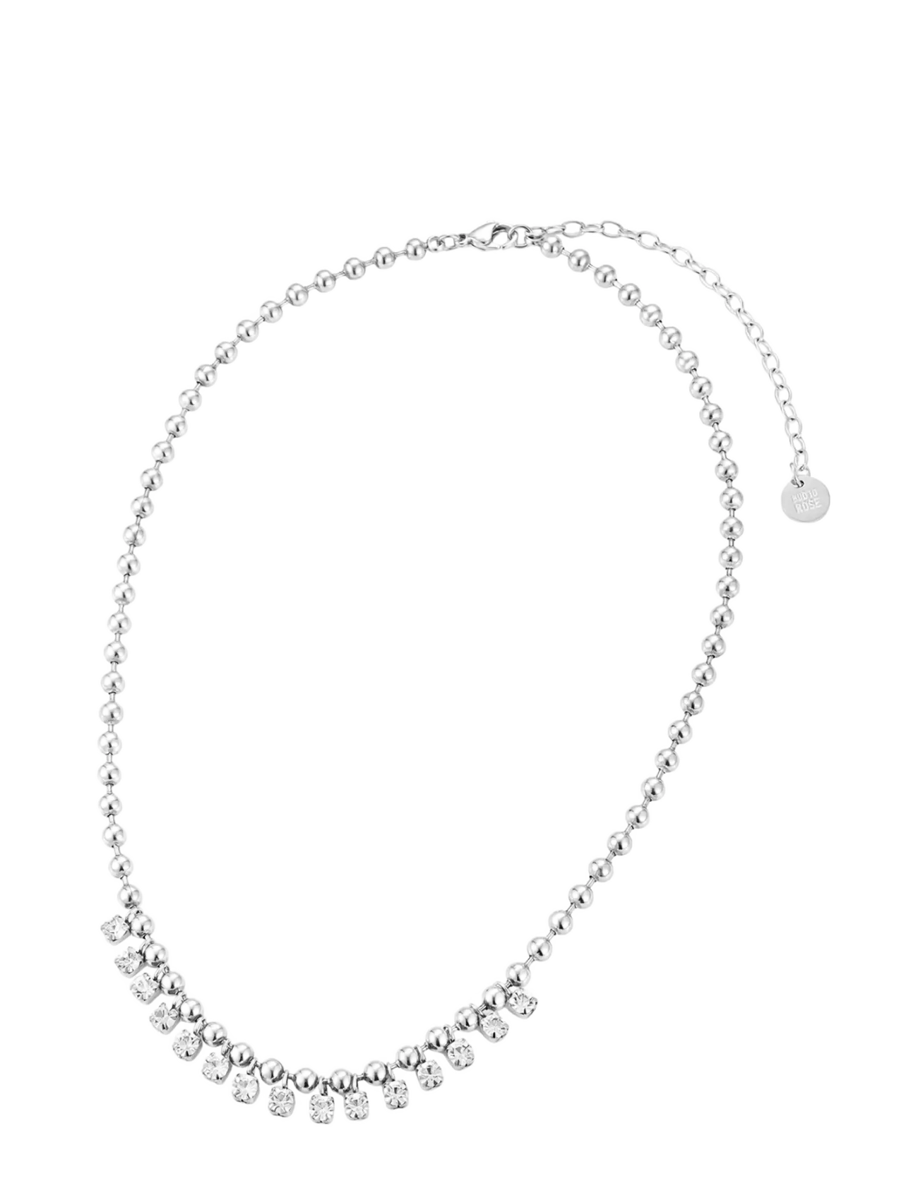 Bud to rose - Ice Ballchain Necklace Silver - halsketten - silver - 2