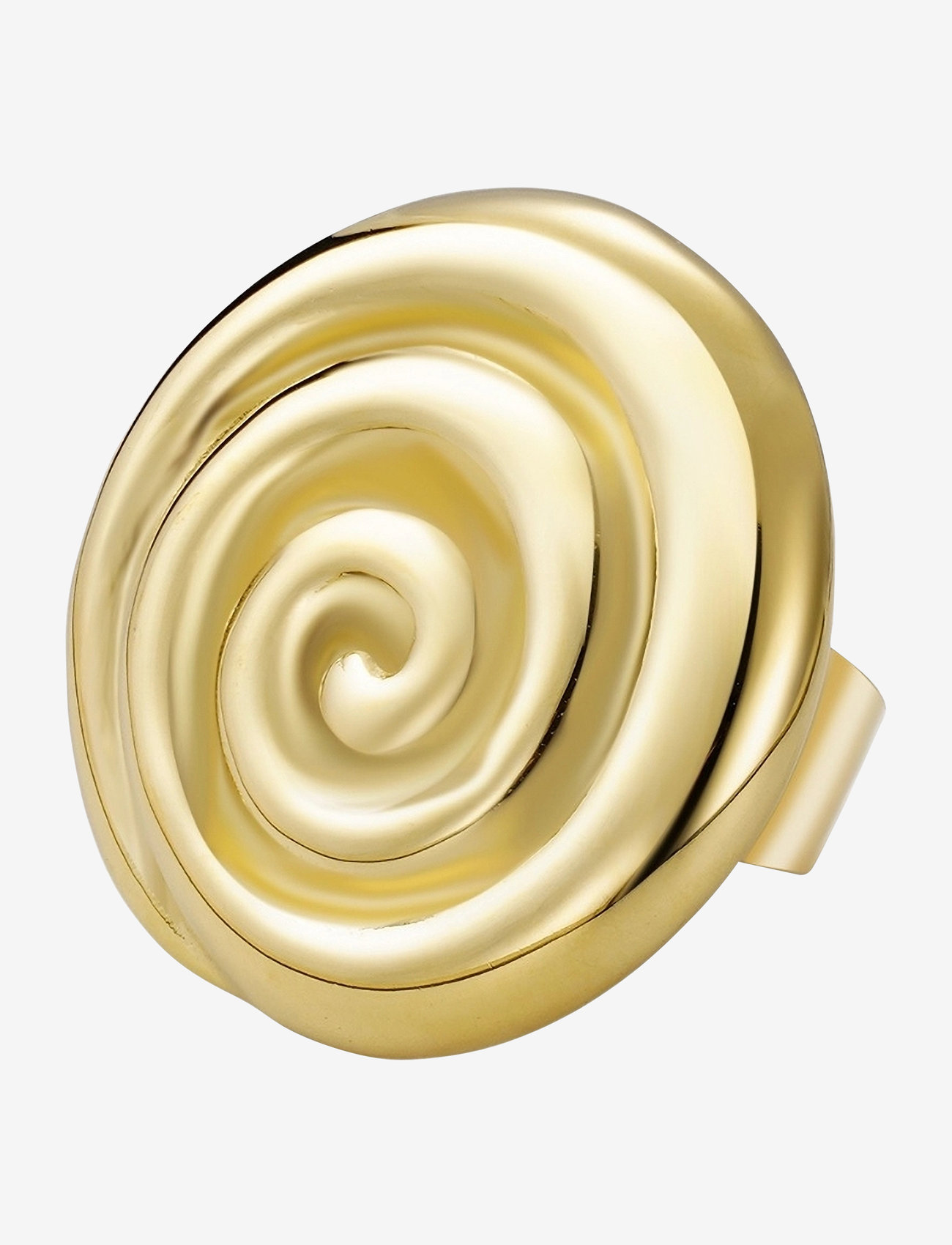 Bud to rose - Spiral Ring Gold - ringe - gold - 0