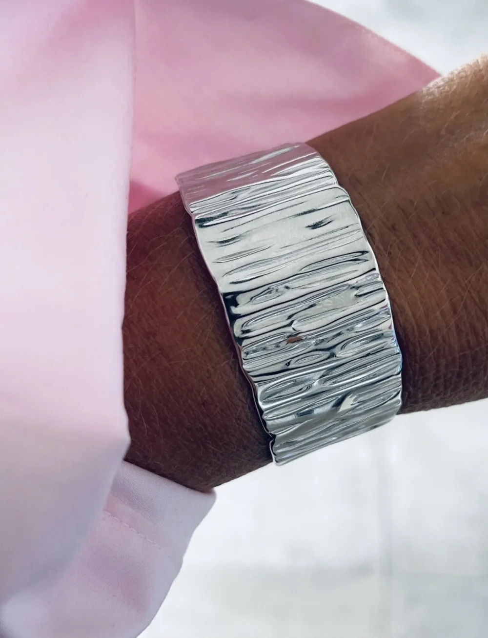 Bud to rose - Blake Bangle - bangles - silver - 2