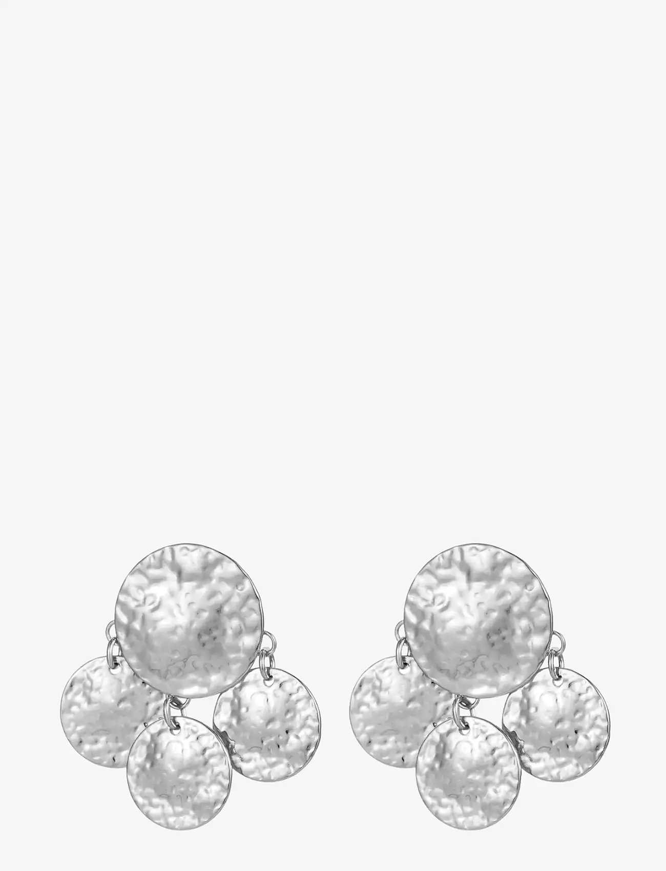 Bud to rose - Palma Earring Silver - statement - silver - 1