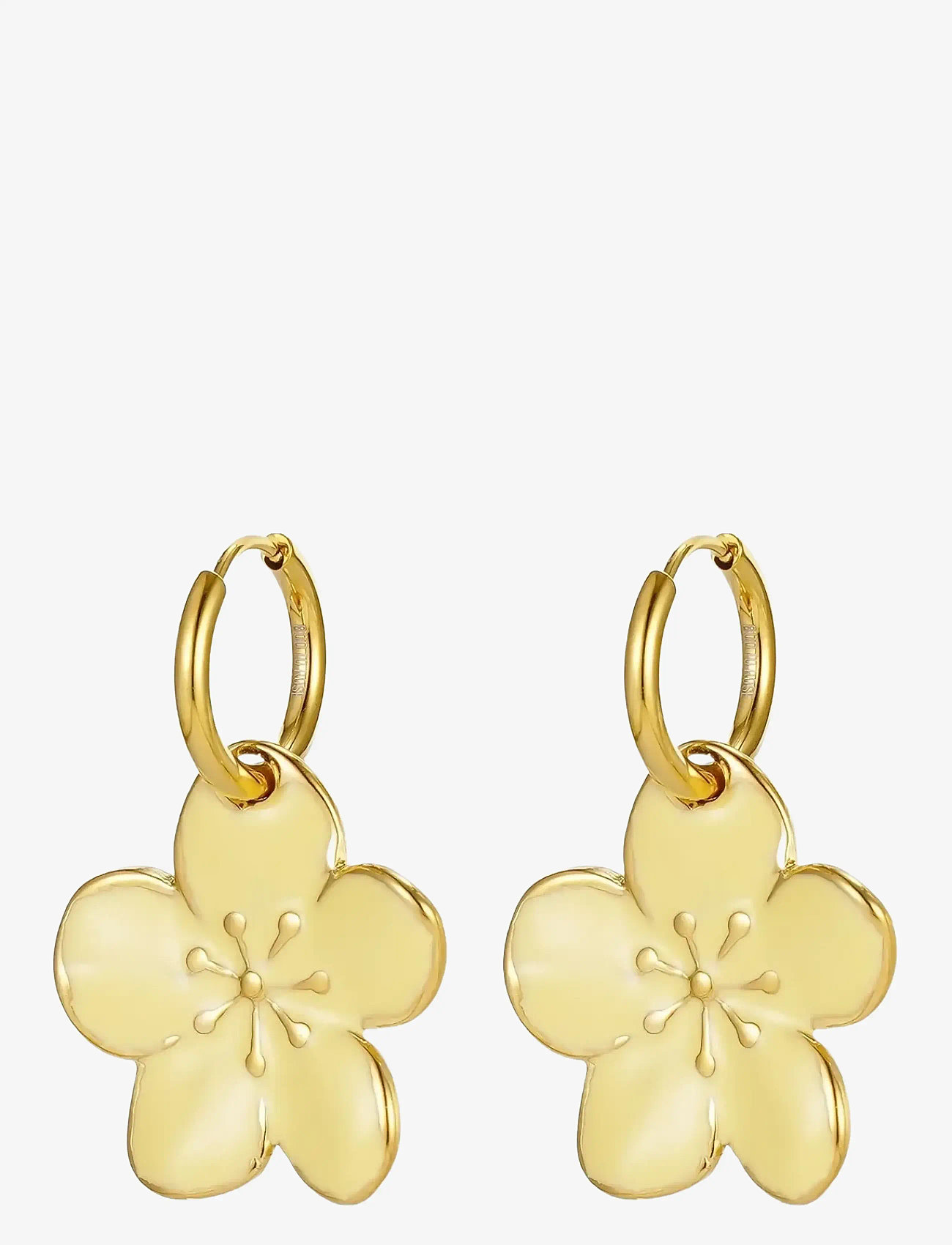 Bud to rose - Calista Enamel Earring - yellow/gold - 1