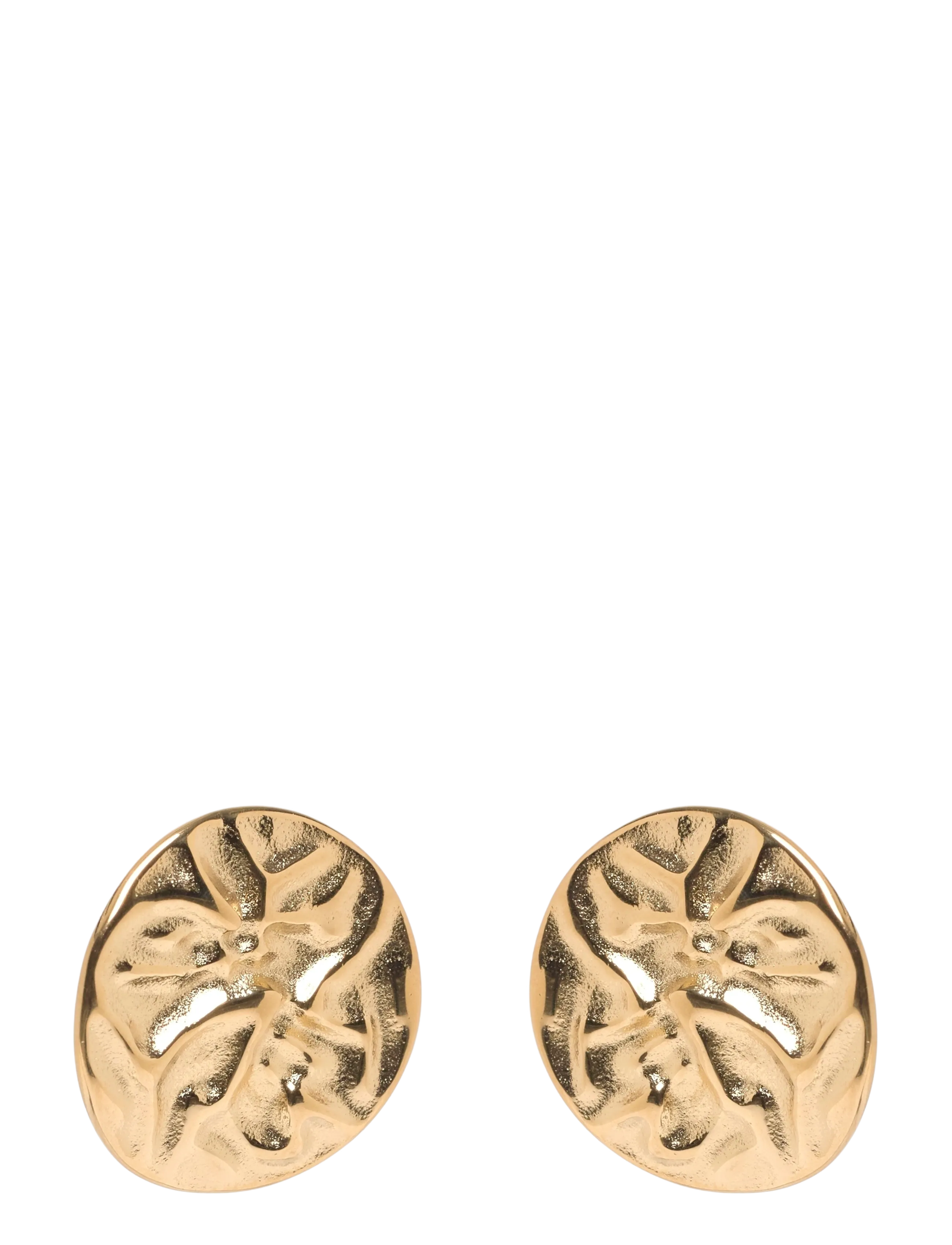 Bud to rose Karma Stud Earring Gold - Örhängen - GOLD / gold