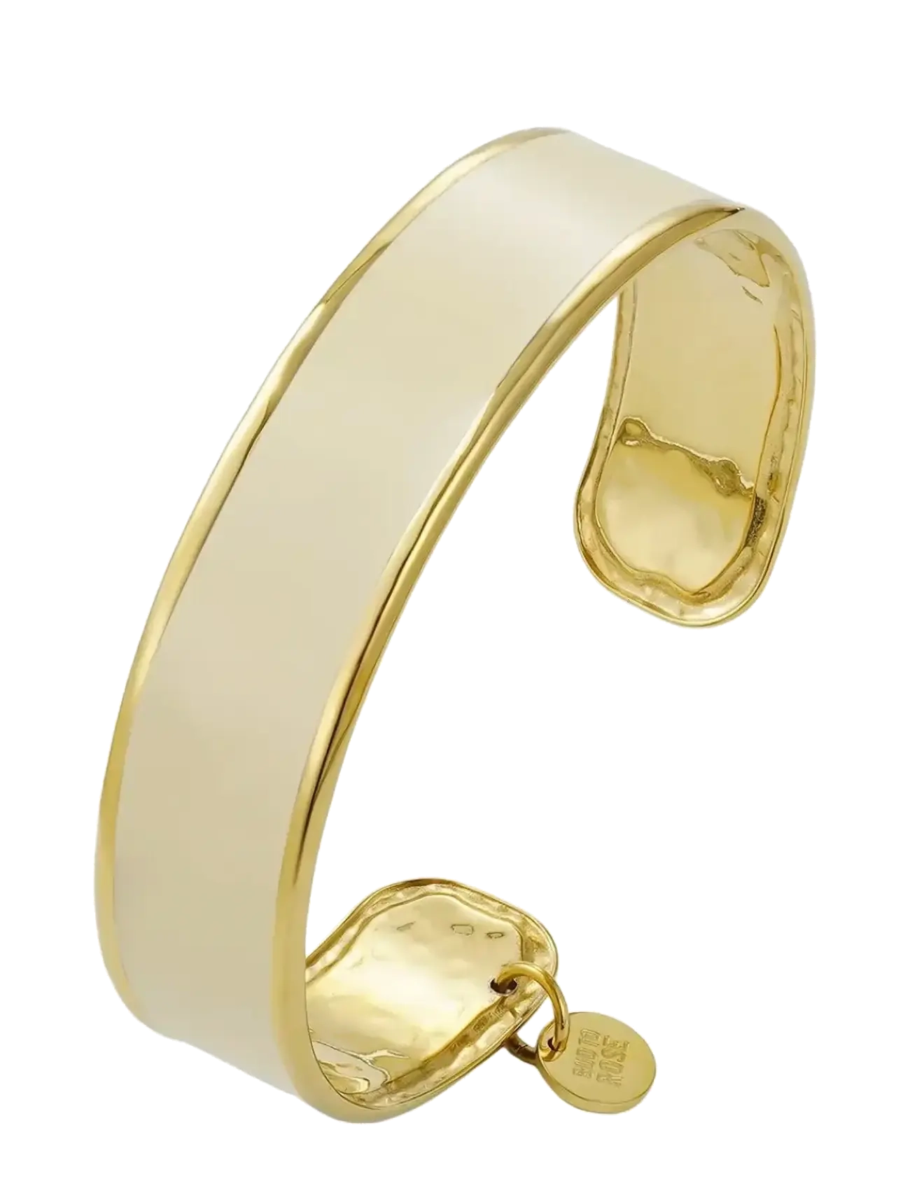 Bud To Rose - Envy Enamel  Bangle Ivory/Gold - ivory/gold - 1