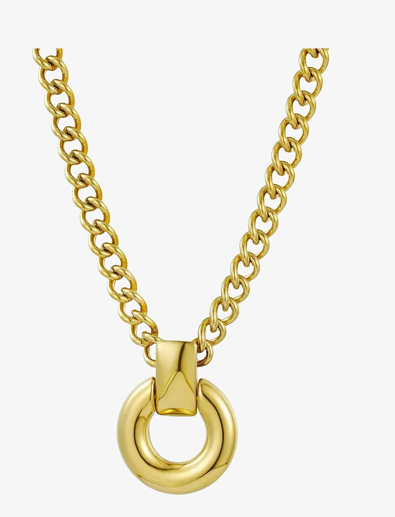 Bud to rose - Studio Necklace Silver - halskæder - gold - 1