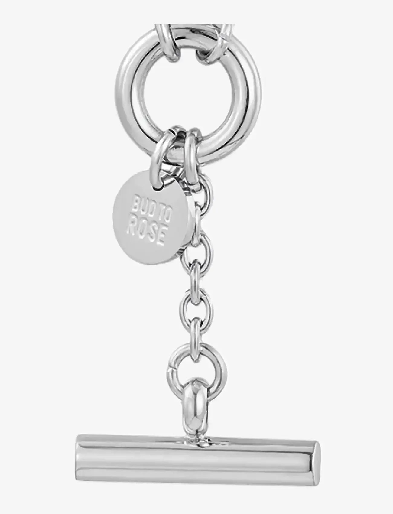 Bud to rose - Alexa T-Bar Necklace Silver - halsketten - silver - 1