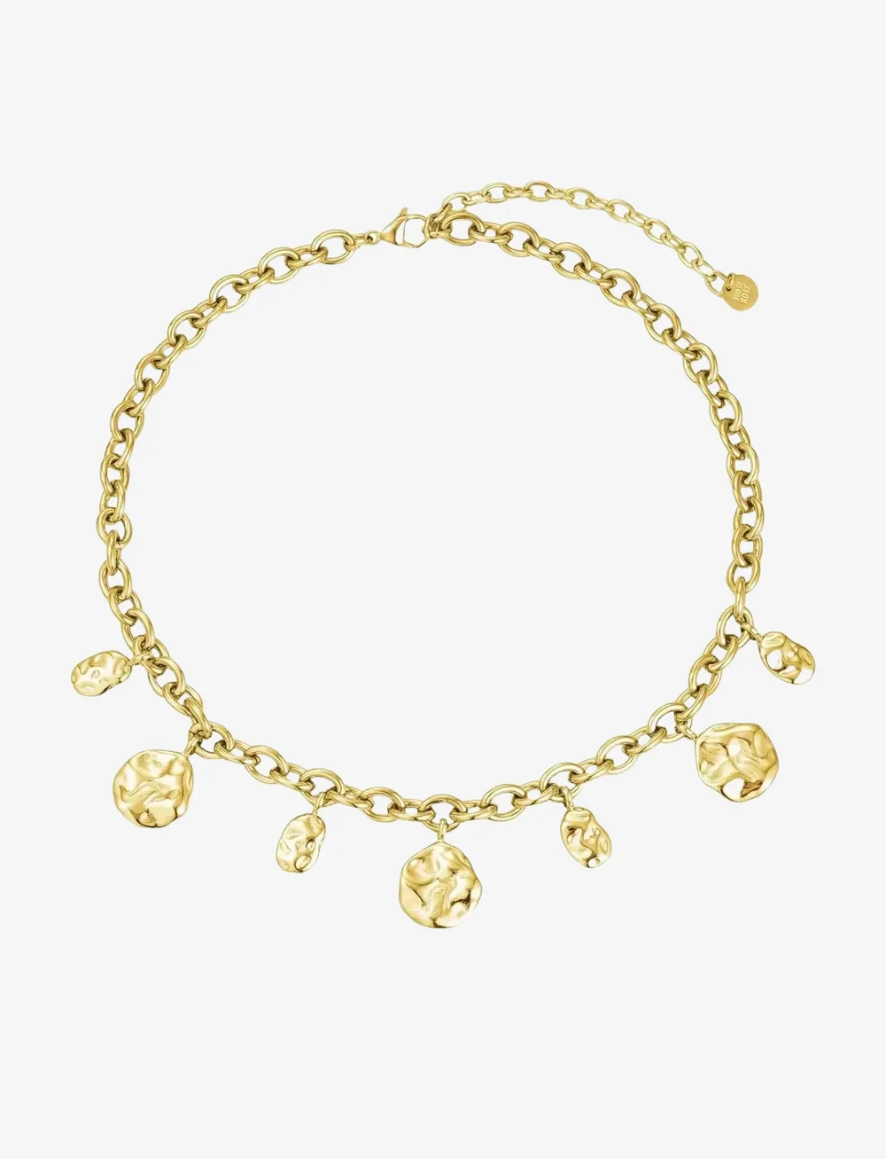 Bud to rose - Kaia Charm Necklace Gold - halsketten - gold - 1