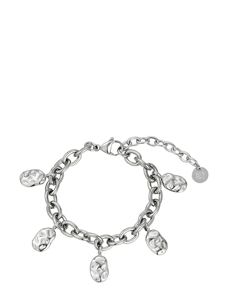 Bud To Rose - Kaia Charm Bracelet Silver - kettenarmbänder - silver - 1