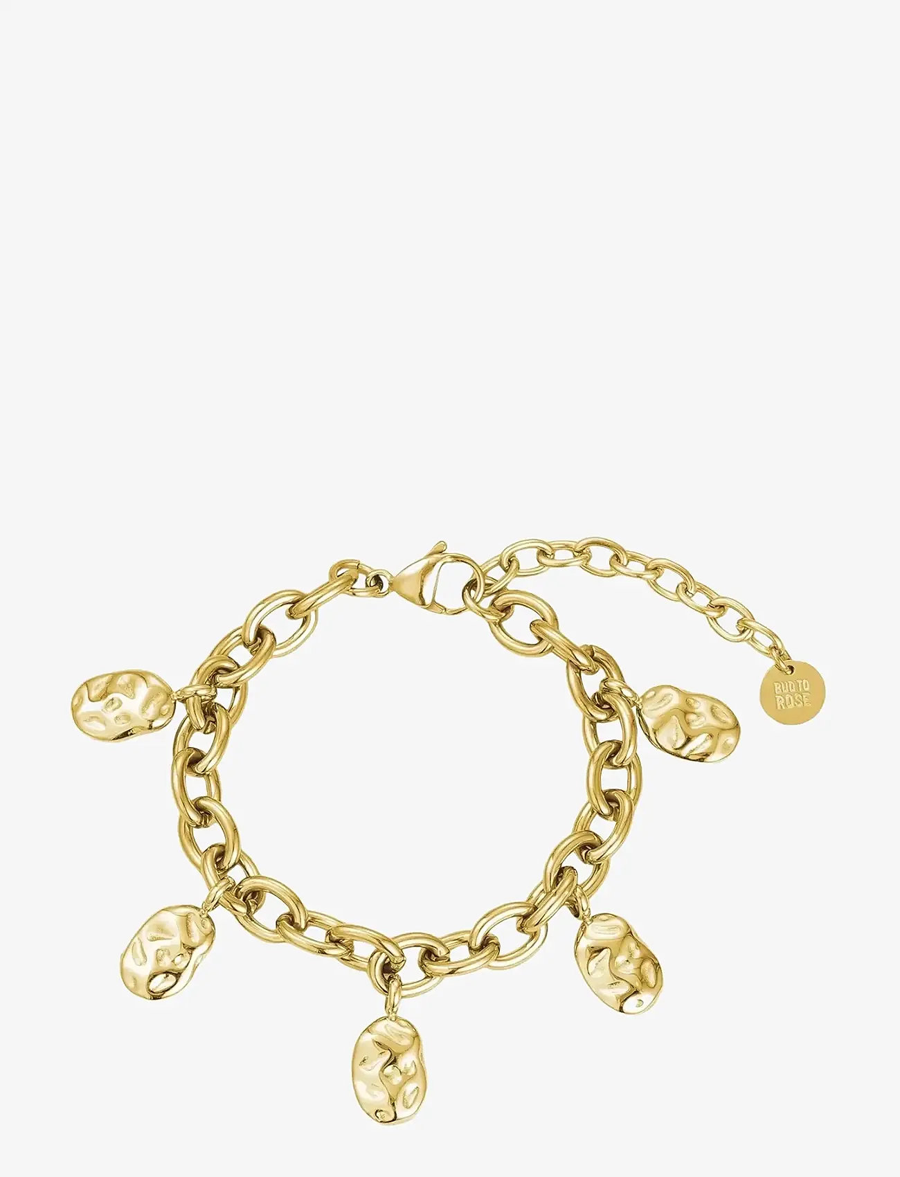 Bud to rose - Kaia Charm Bracelet Gold - kædearmbånd - gold - 1