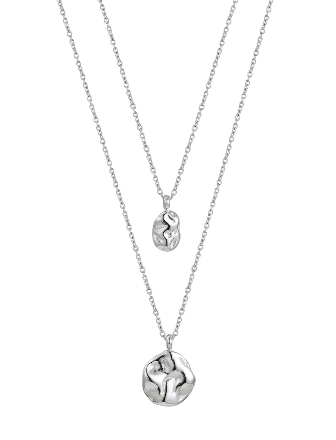 Bud to rose - Kaia Duo Necklace Silver - silver - 1