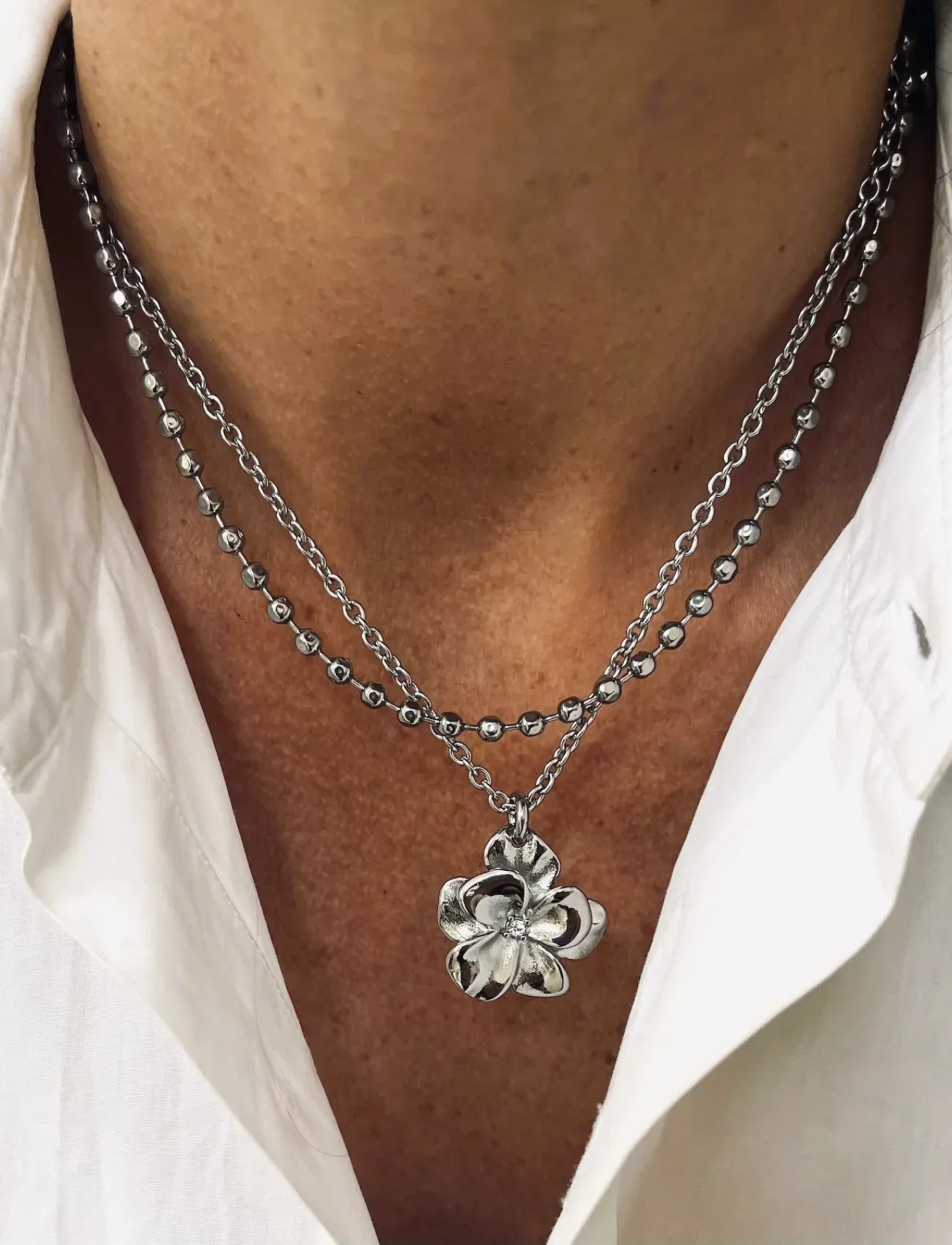 Bud To Rose Crave Necklace Gold, One Size, Necklaces, Silber - Chain Frauen