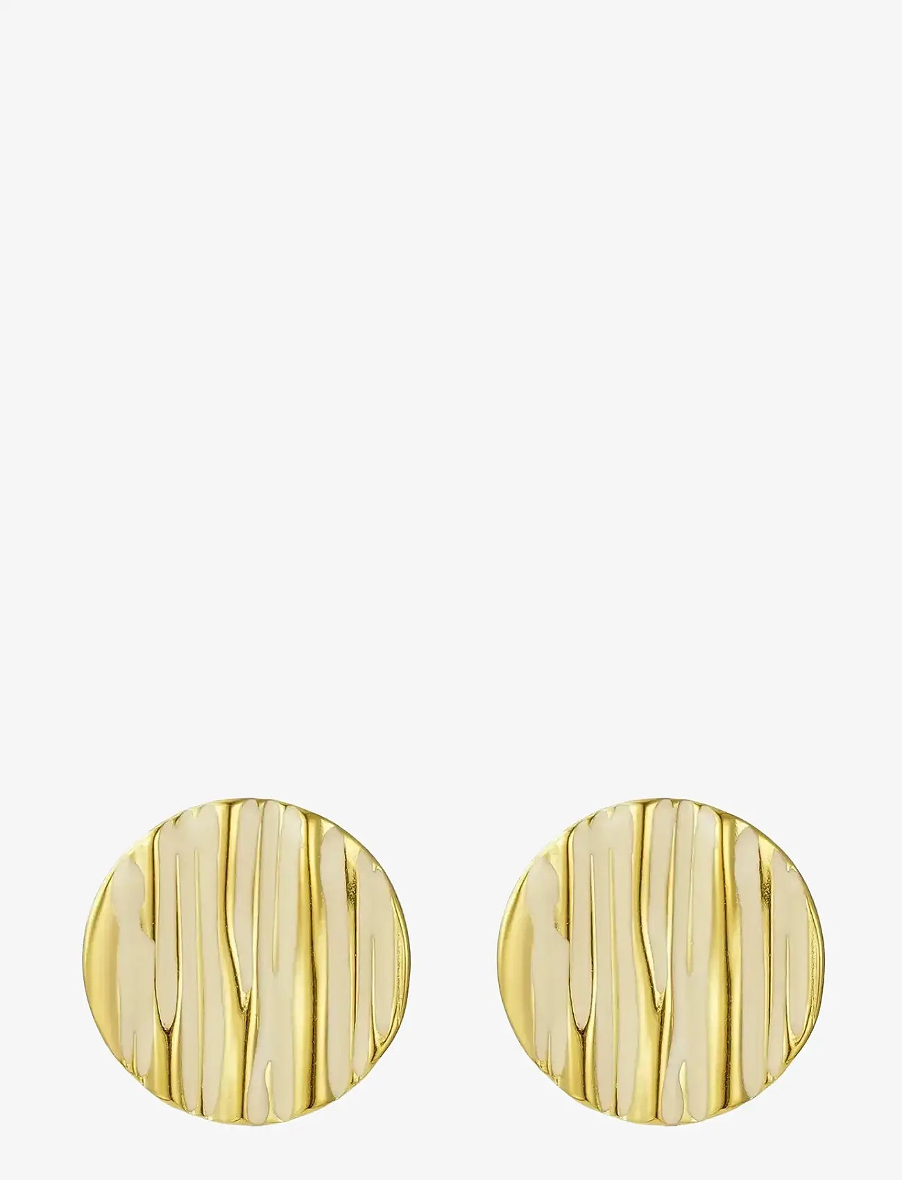 Bud to rose - Blake Earring Black/Gold - naastkõrvarõngad - ivory/gold - 1