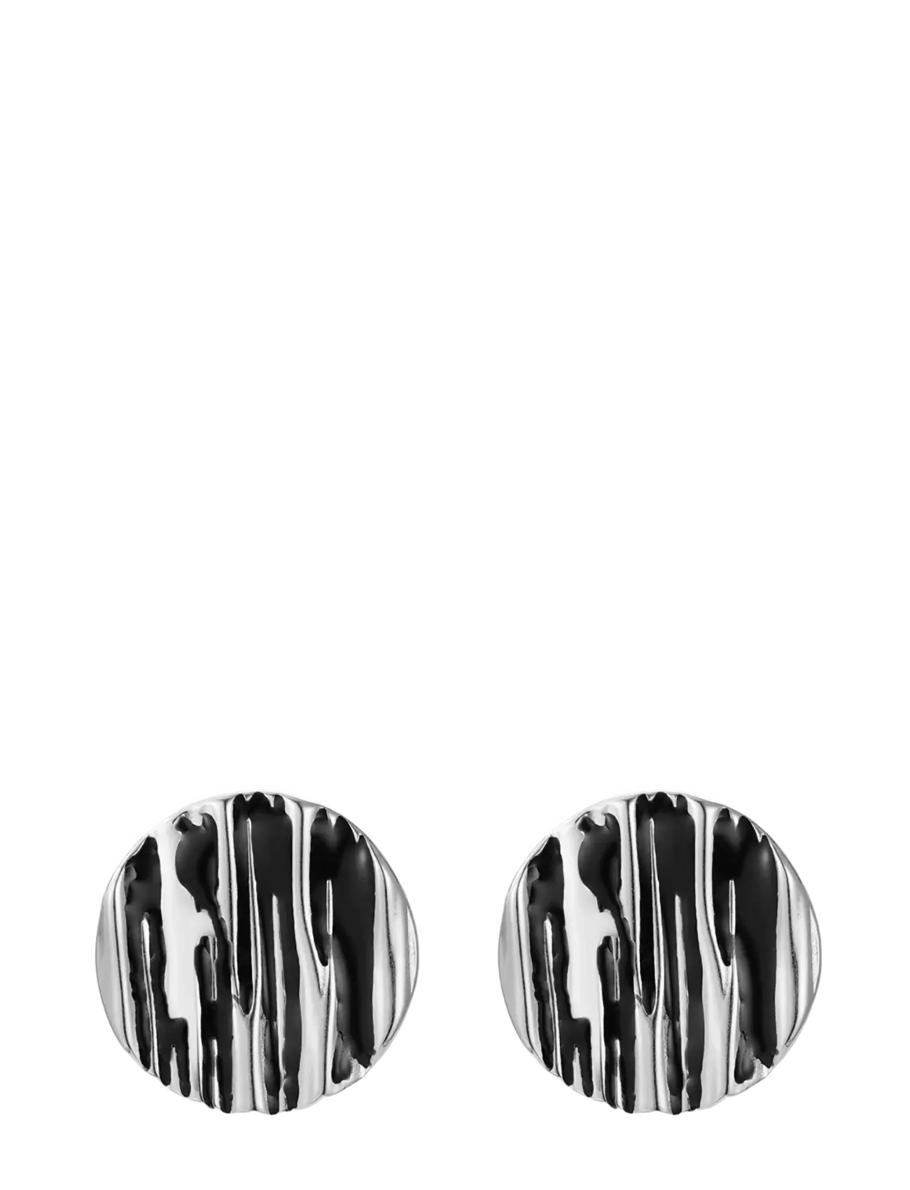 Bud to rose Blake Earring Black/Silver - Festtøj - BLACK/SILVER / silver