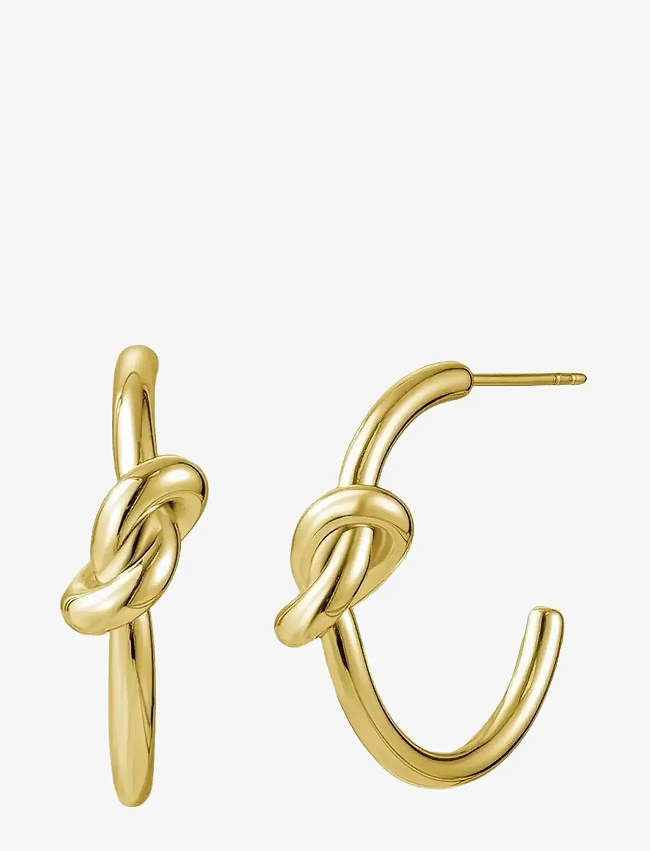 Bud to rose - Knot Creole Gold - hoops kõrvarõngad - gold - 1