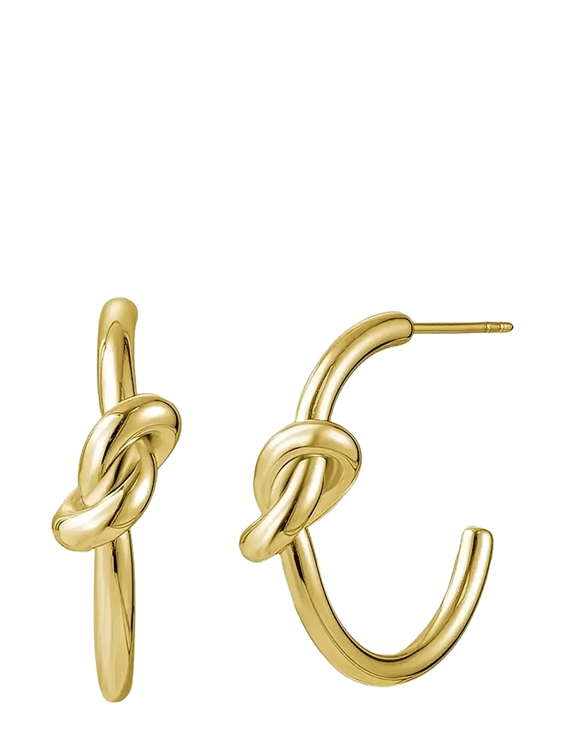 Bud to rose - Knot Creole Gold - creoler & hoops - gold - 1