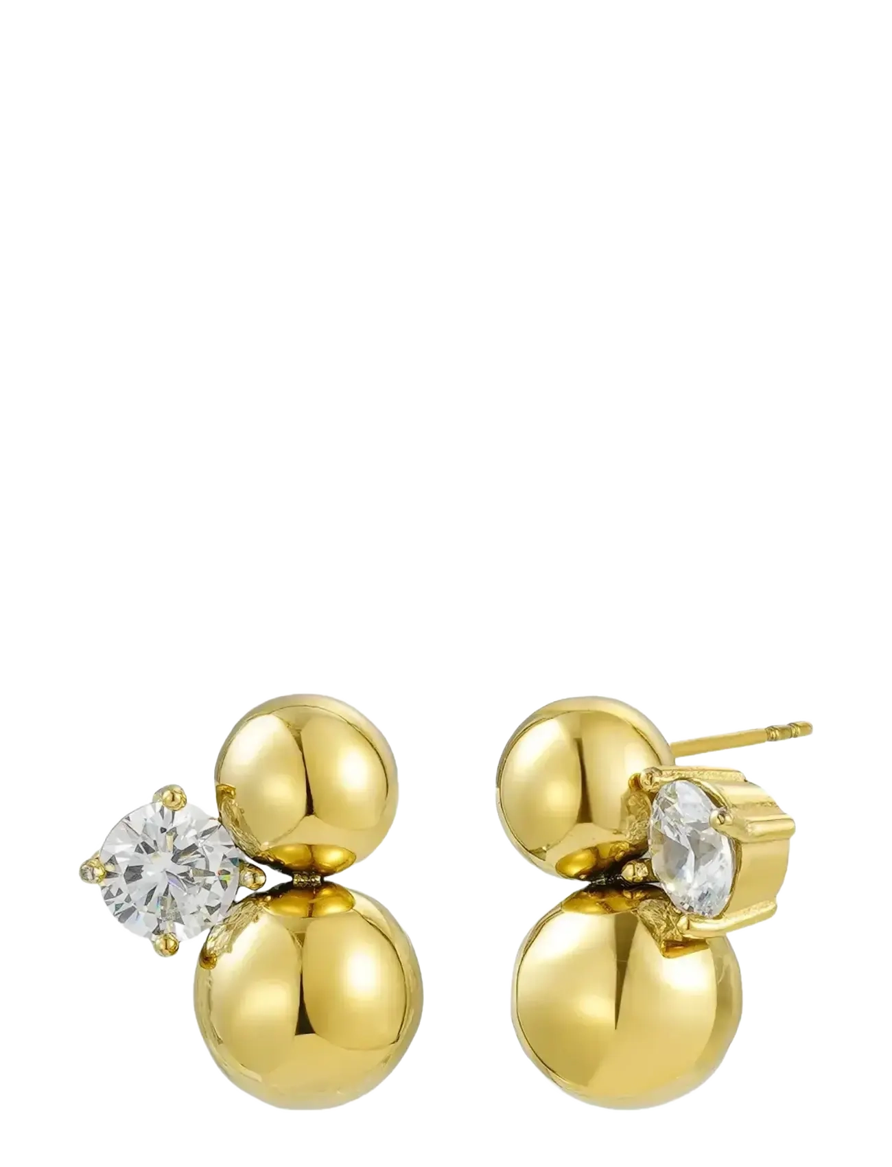 Bud to rose Brea Crystal Earring Gold - Jõulukingid - GOLD / gold