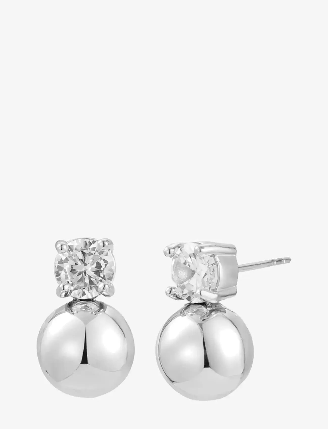 Bud to rose - Stella Bead Small Silver - ohrstecker - silver - 1