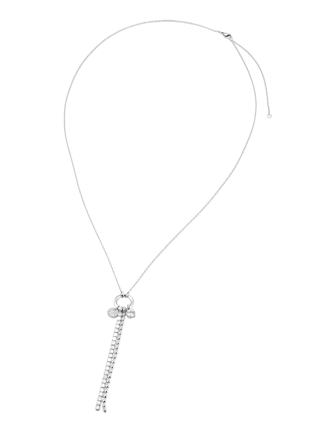 Bud To Rose - Ice Bead Fringe Necklace Gold - grote halskettingen - silver - 2