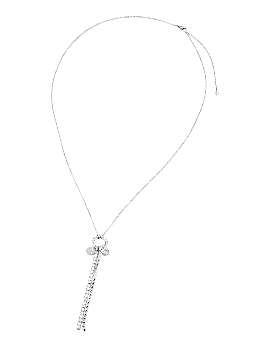 Bud To Rose - Ice Bead Fringe Necklace Gold - grote halskettingen - silver - 2