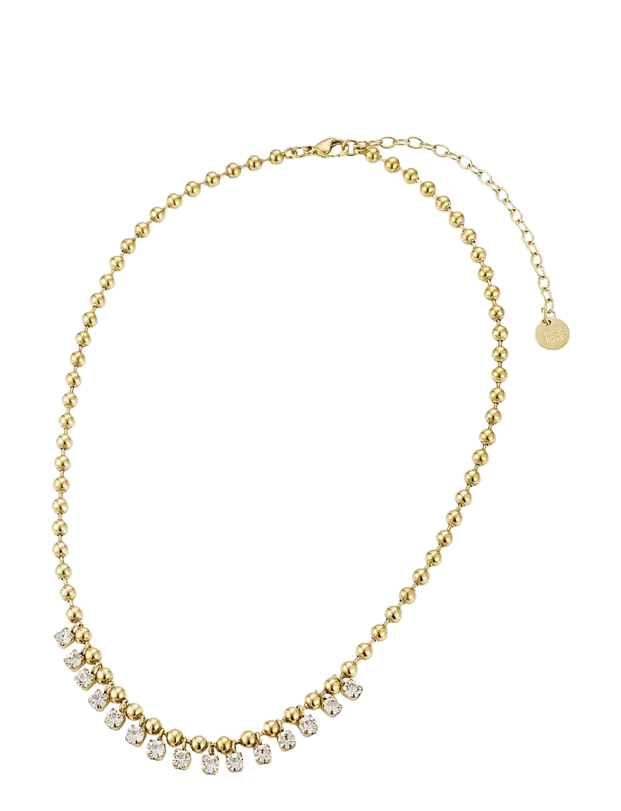 Bud To Rose - Ice Ballchain Necklace Gold - statement-ketten - gold - 2