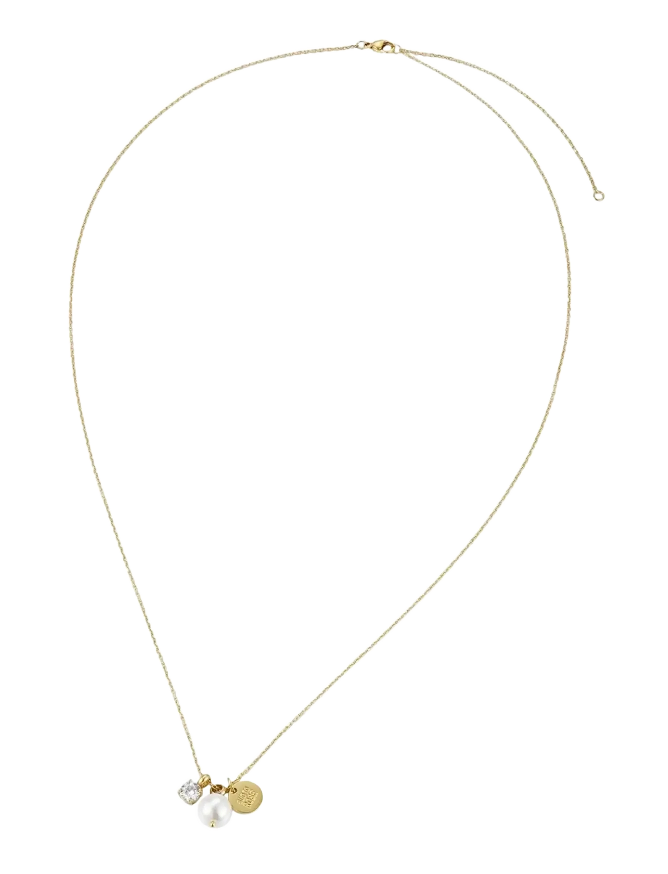 Bud to rose - Joyce Long Necklace Gold - gold - 2