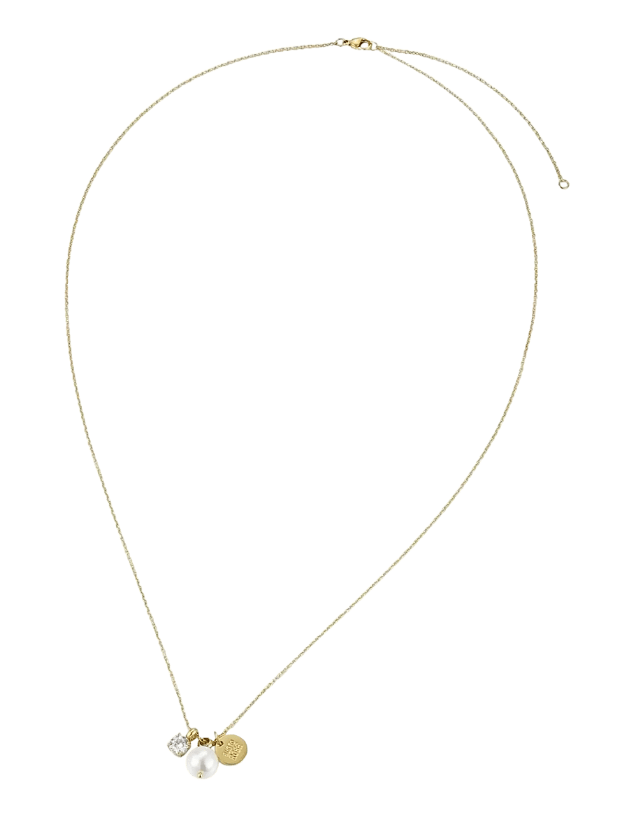Bud to rose - Joyce Long Necklace Gold - gold - 2