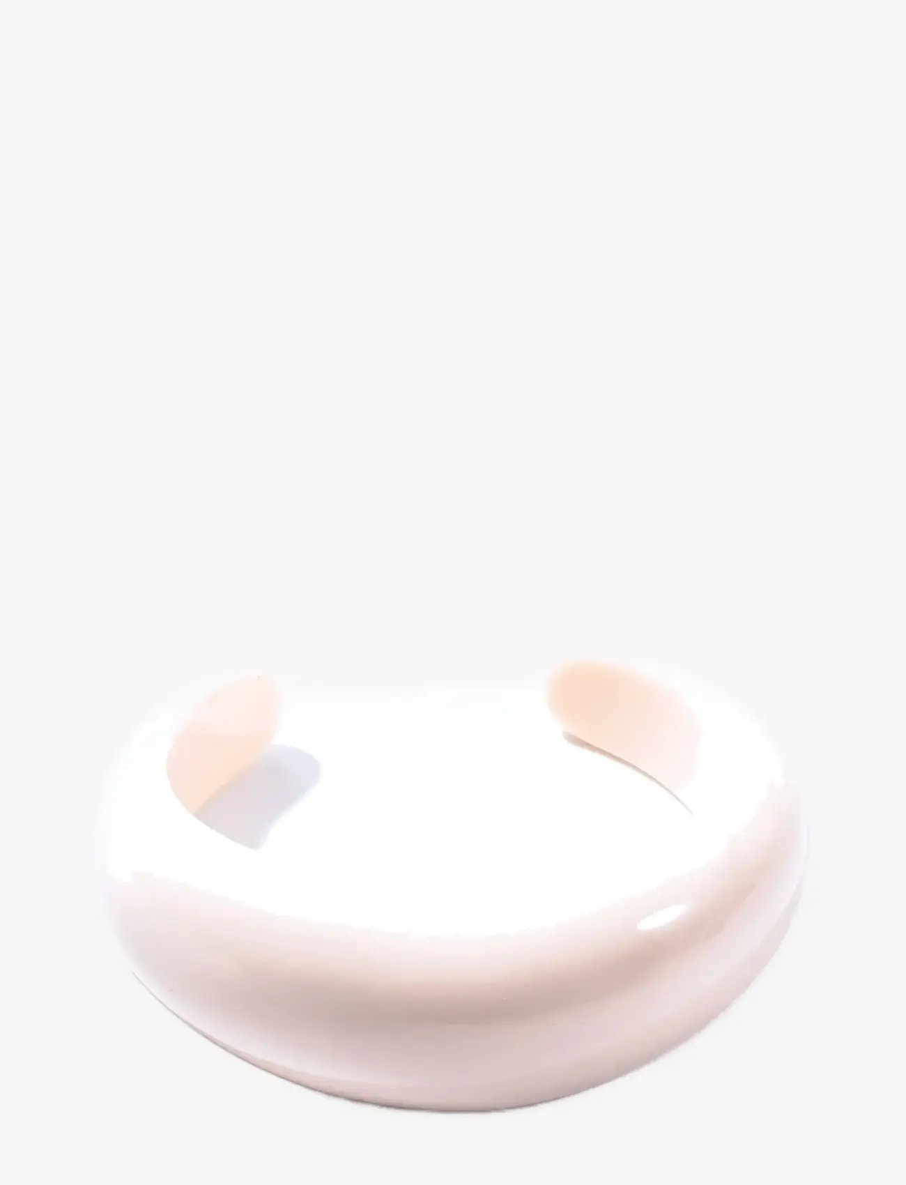 Bud to rose - Bond Bangle Resin Ivory - armreife - ivory - 1