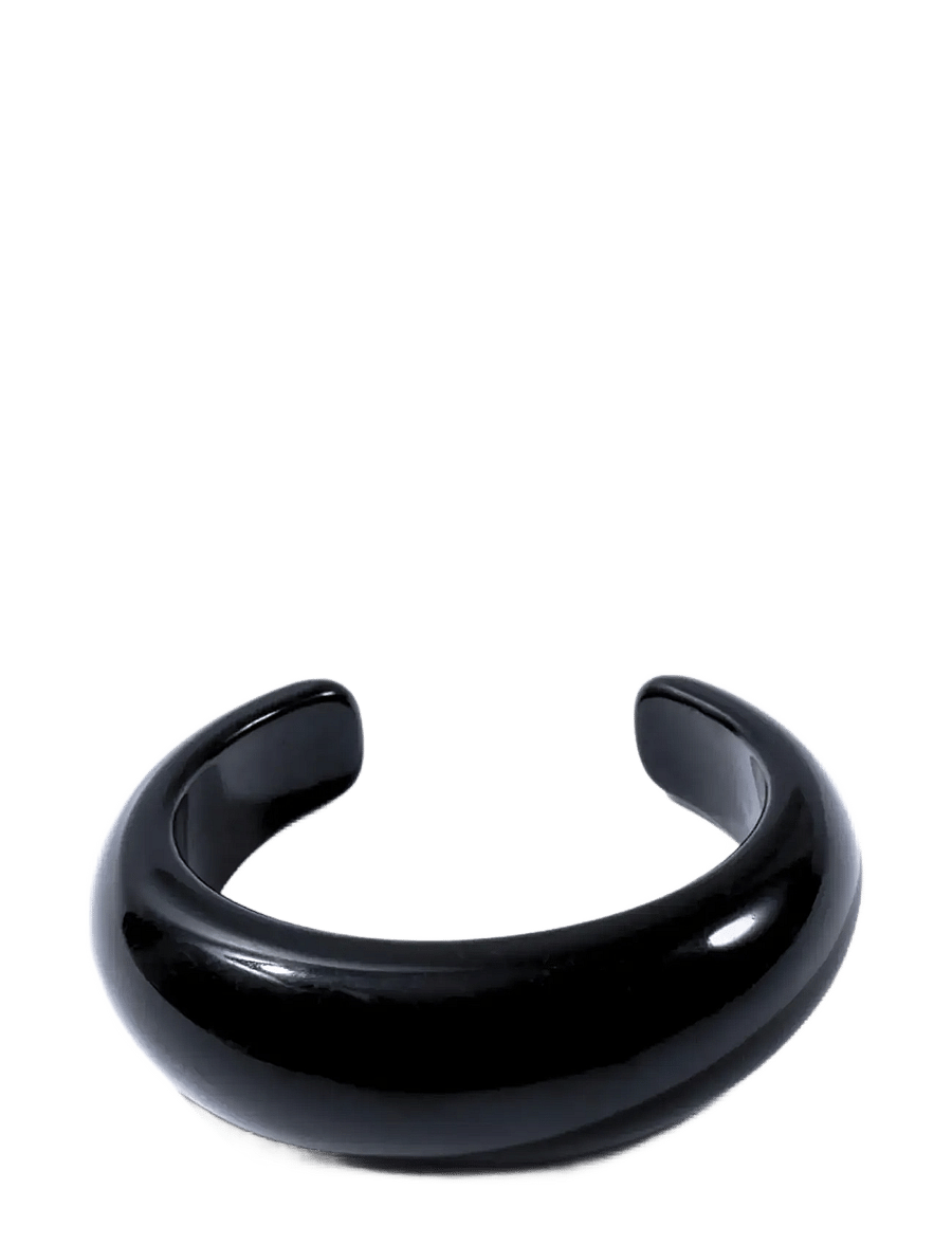 Bud To Rose - Bond Bangle Resin Black - bangles - black - 1