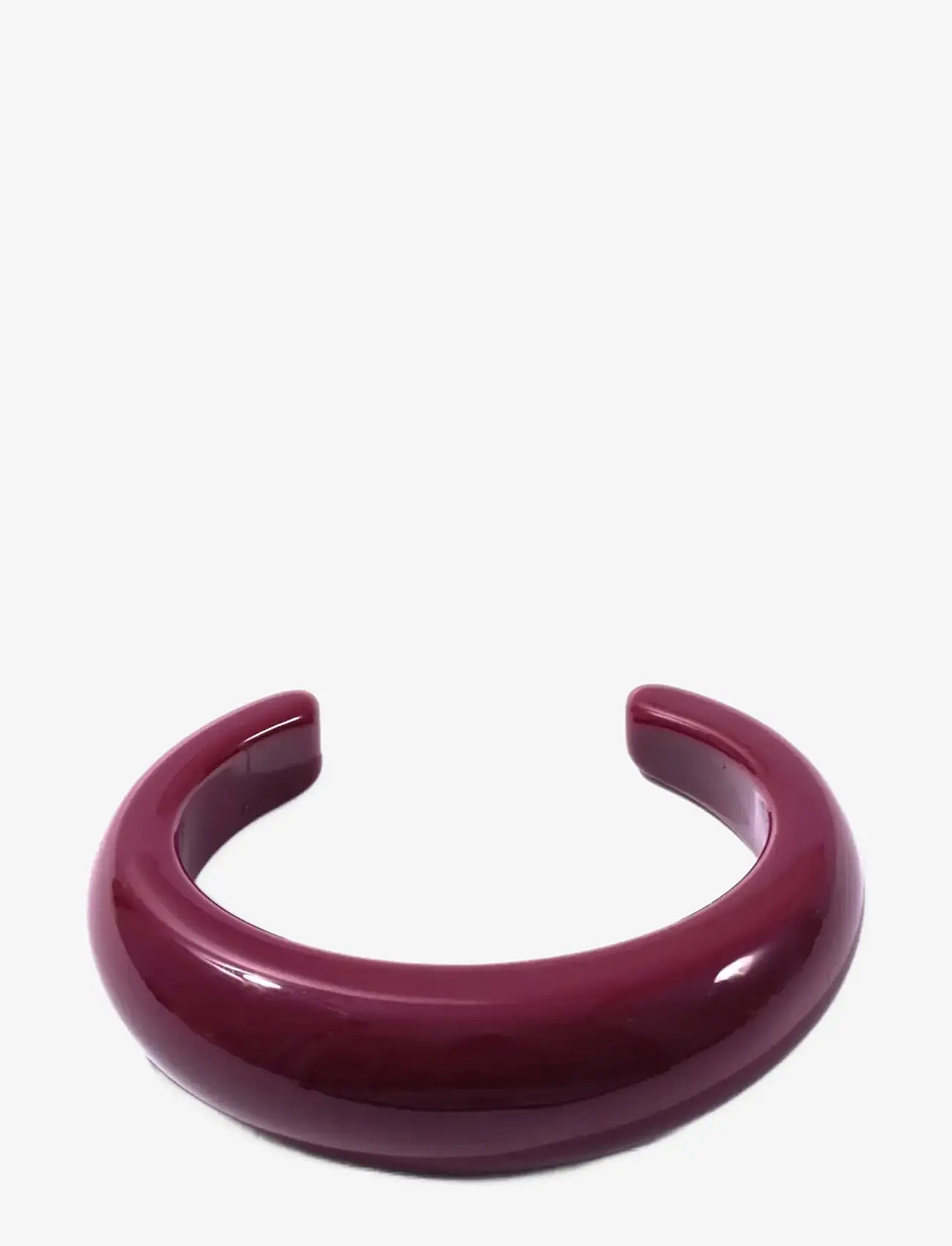 Bud to rose - Bond Bangle Resin Burgundy - käevõrud - burgundy - 1