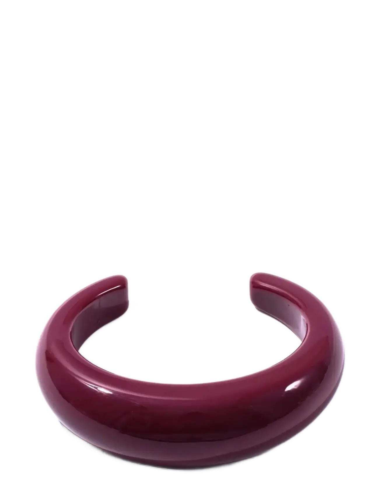 Bud to rose Bond Bangle Resin Burgundy - Accessoarer - BURGUNDY / burgundy
