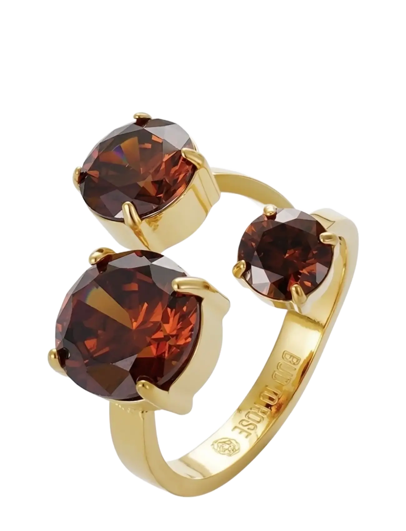 Brea All Crystal Brown/Gold - BROWN/GOLD