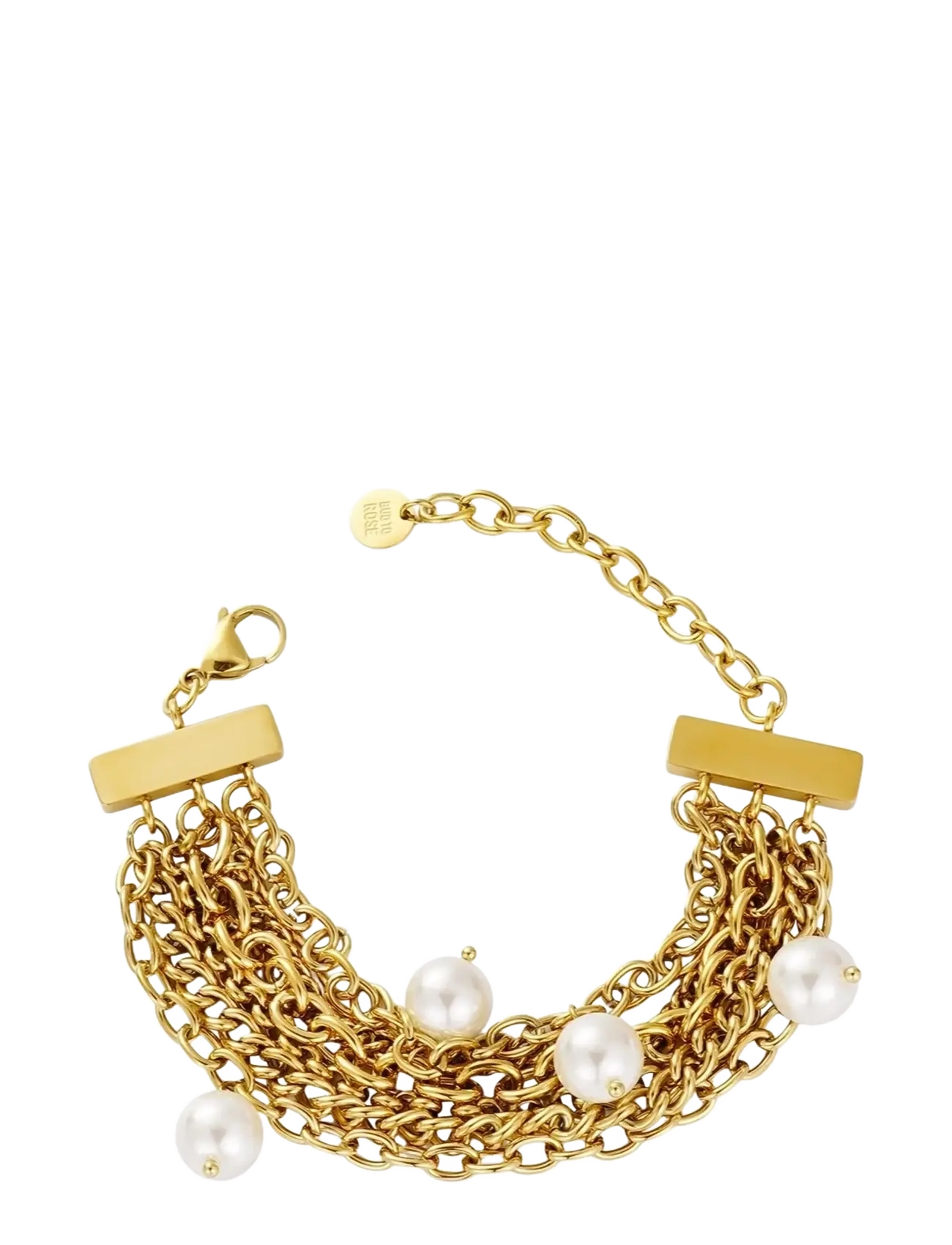 Bud to rose Paris Pearl Bracelet Silver - Bud to Rose - GOLD / gold
