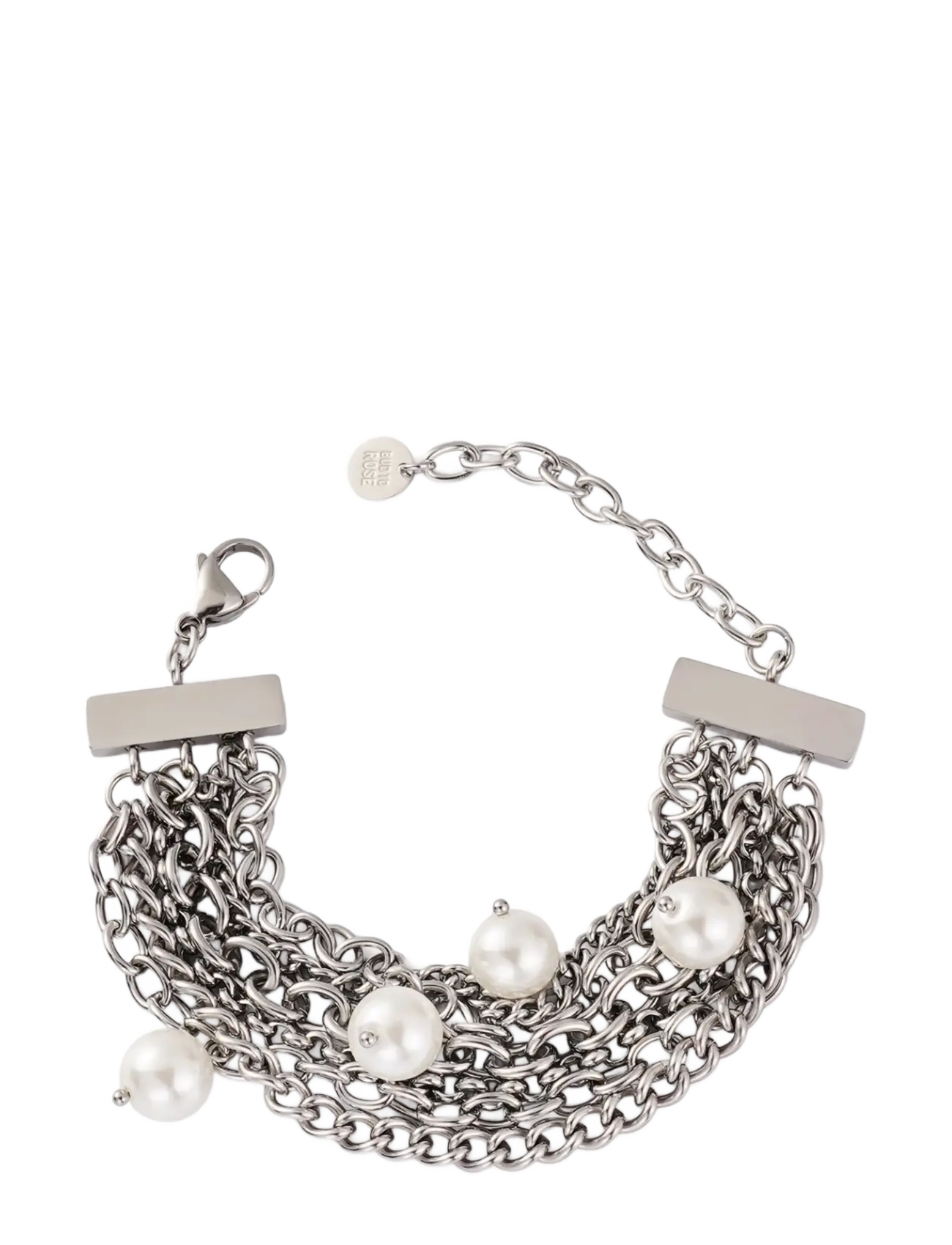 Bud to rose Paris Pearl Bracelet Gold - Käevõrud - SILVER / silver