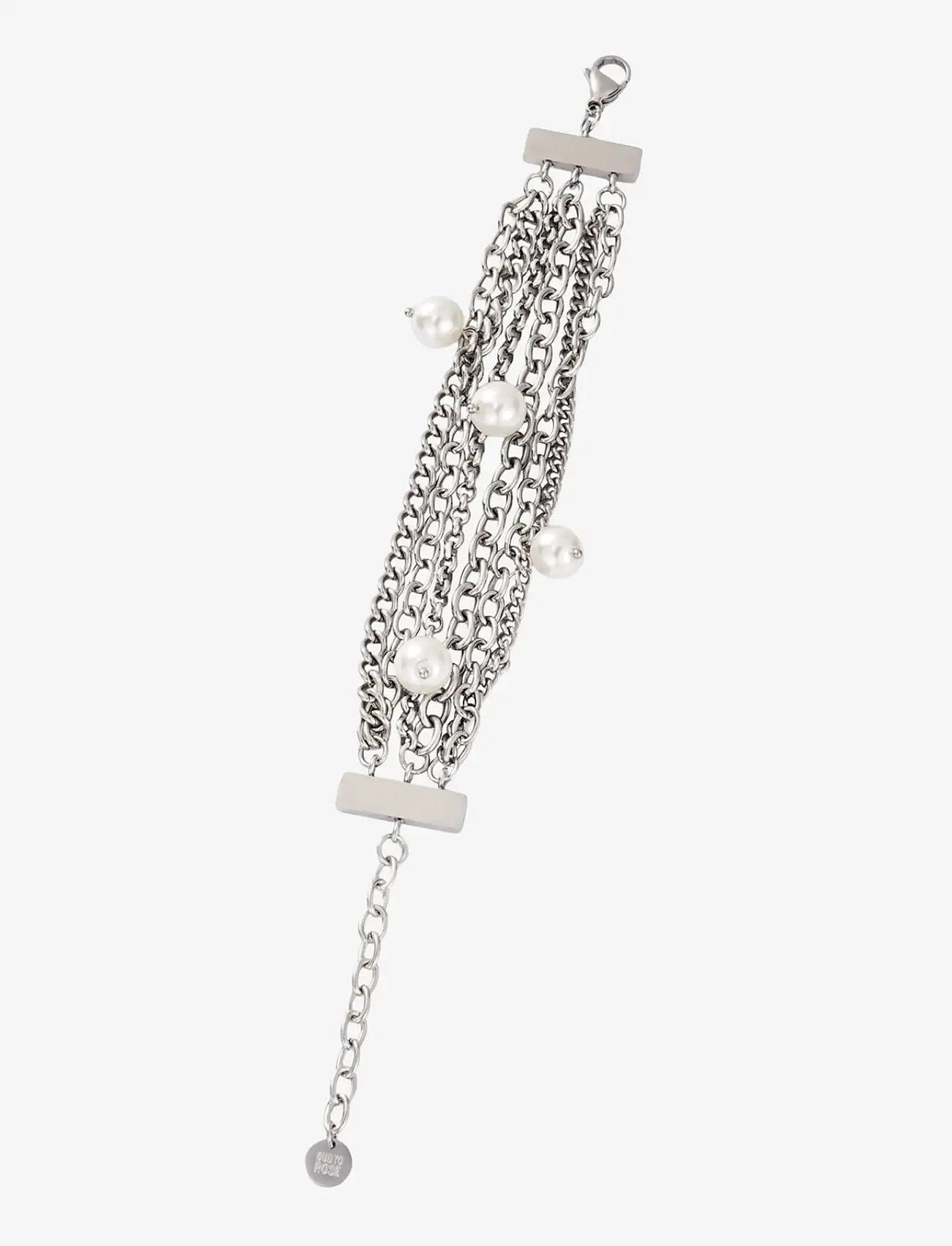 Bud to rose - Paris Pearl Bracelet Gold - chain bracelets - silver - 2