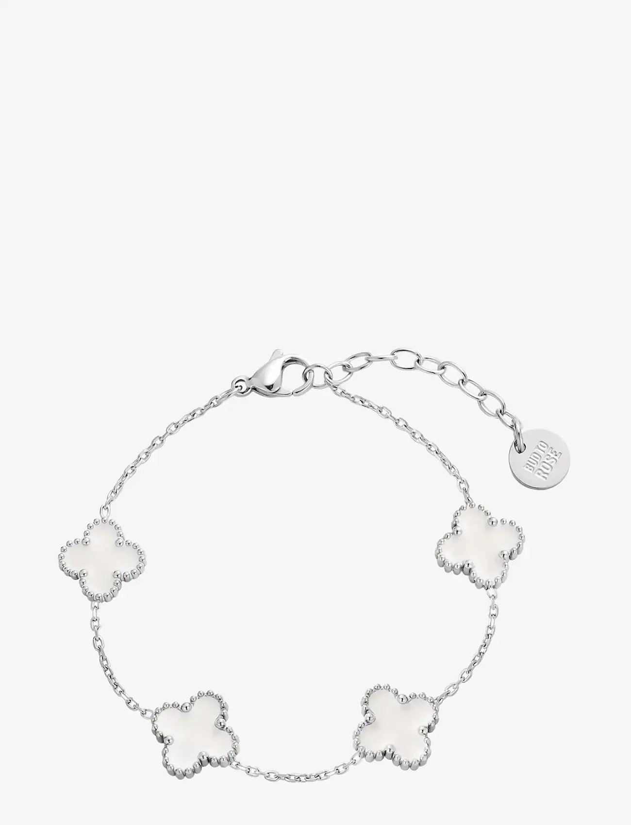 Bud to rose - Clover Multi Bracelet White/Silver - white/silver - 1