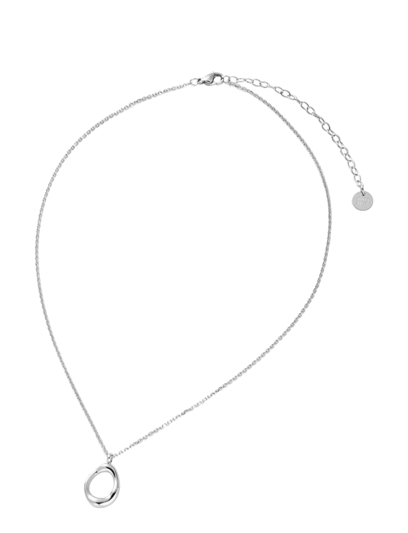 Bud to rose Milller Necklace Silver - Officewear - SILVER / silver