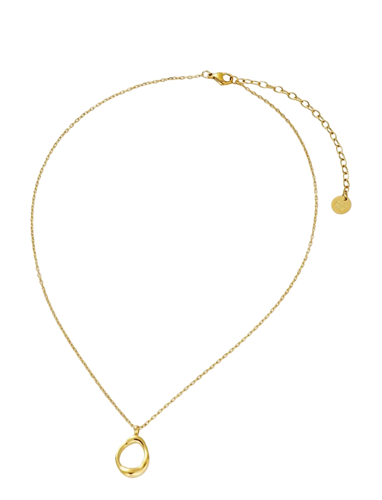 Bud to rose - Miller Necklace Gold - chain necklaces - gold - 1