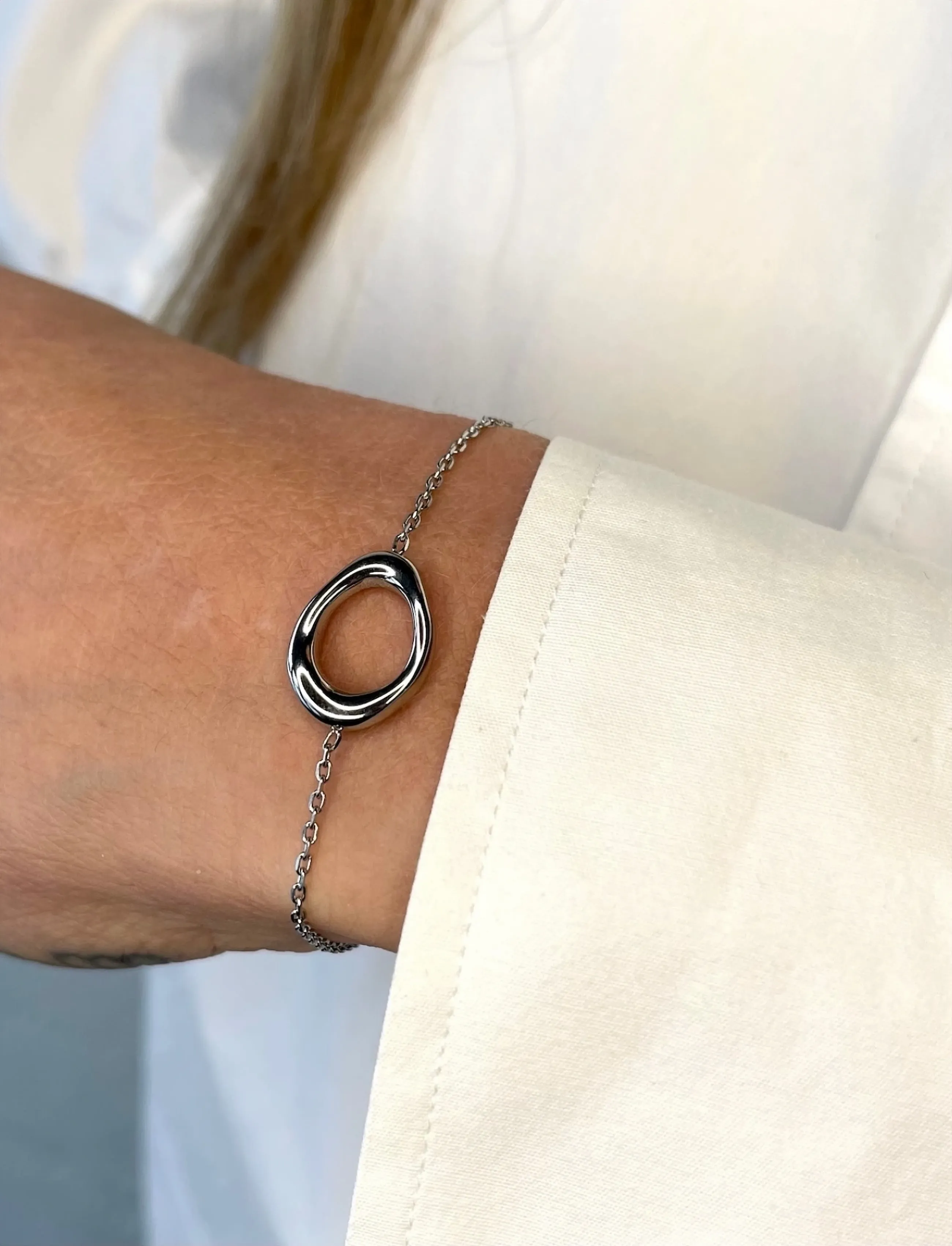 Bud To Rose Miller Bracelet Silver, One Size, Bracelets, Silber - Chain Frauen