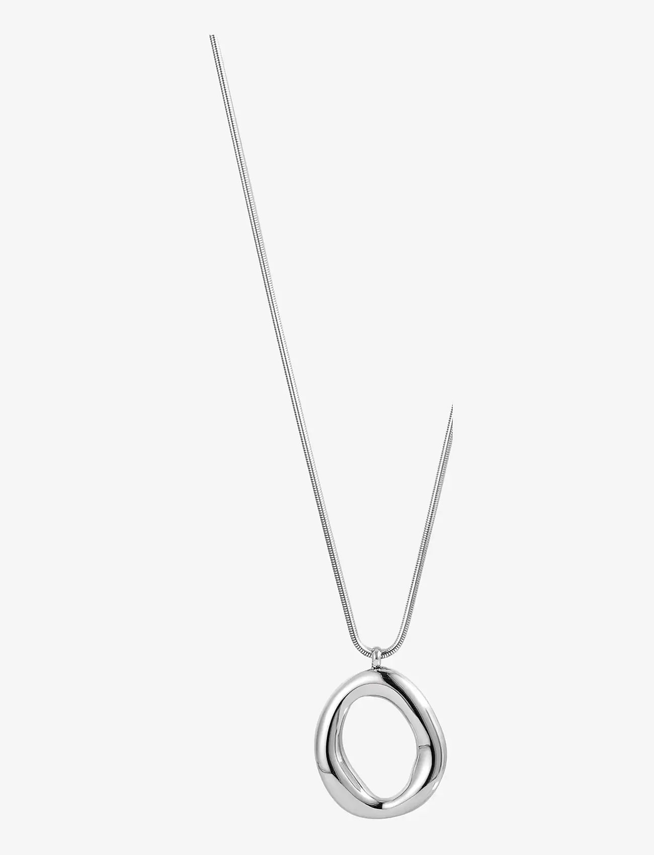 Bud to rose - Miller Large Long Necklace Silver - statement halskæder - silver - 1