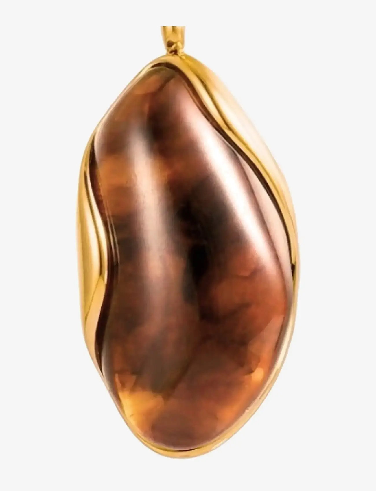 Bud to rose - Hazel Necklace Brown/Gold - ketten mit anhänger - brown/gold - 2