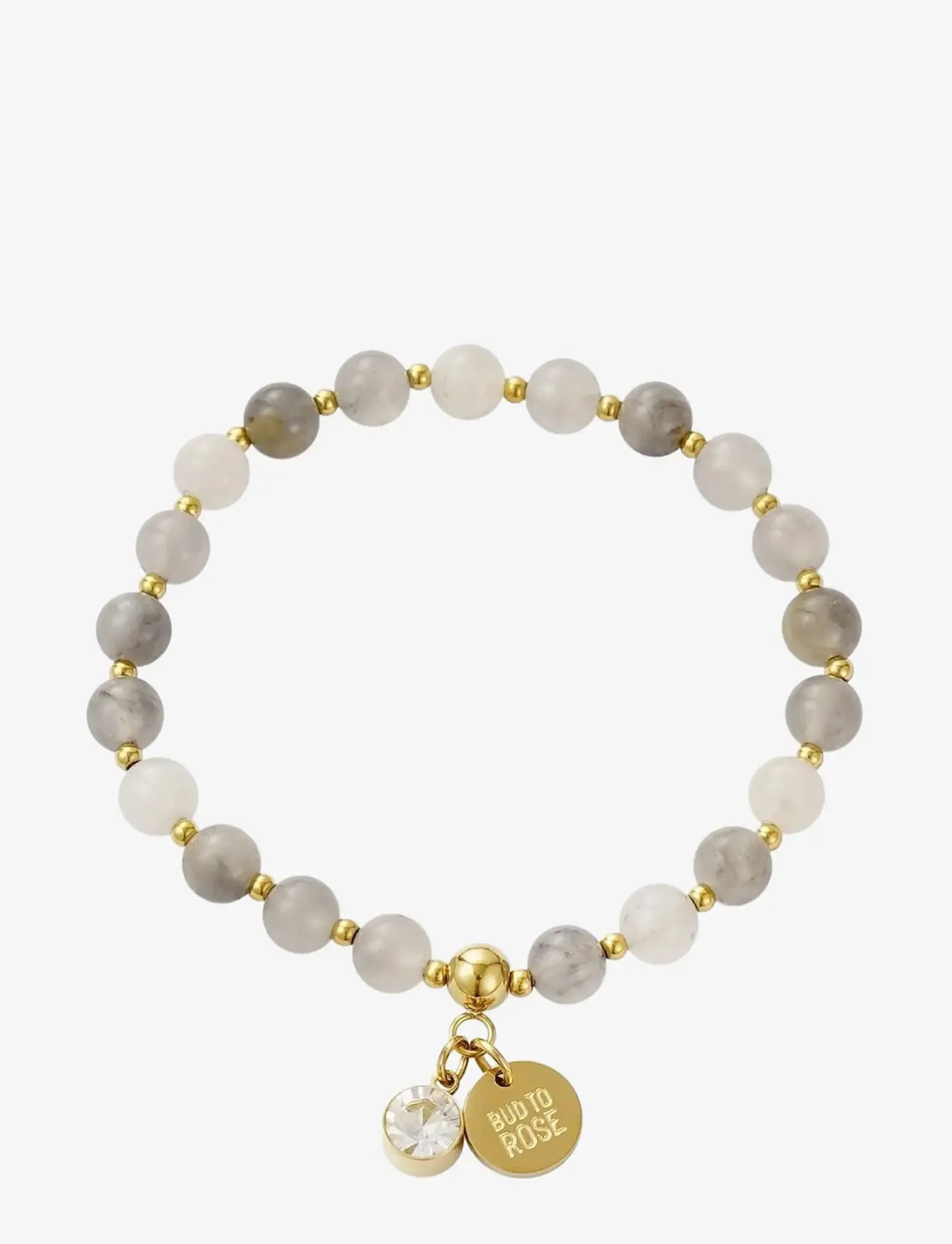Bud to rose - Beverly Bracelet Grey/Gold - bracelets - grey/gold - 1