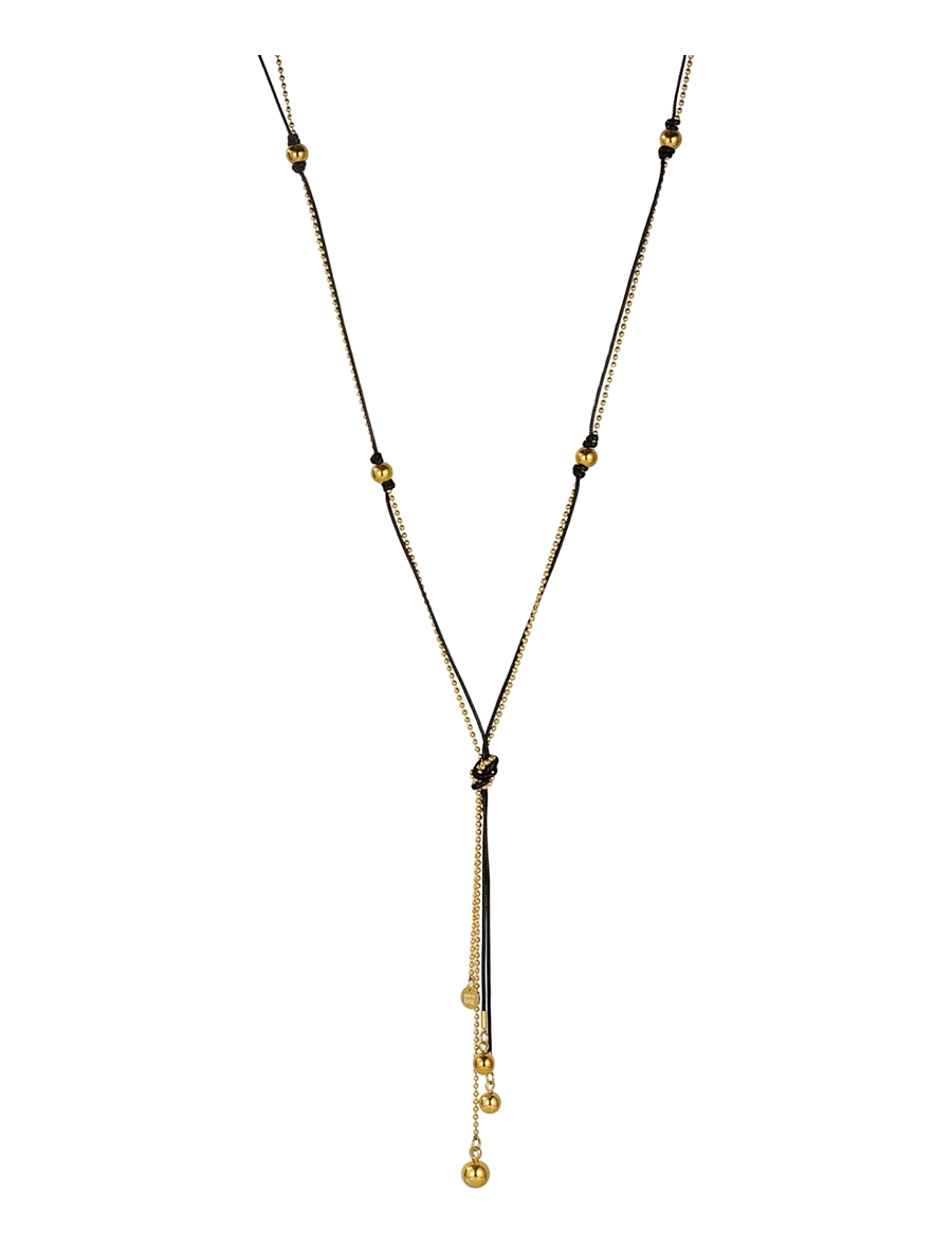 Bud To Rose - Wren Necklace Black/Silver - statement-ketten - gold - 1