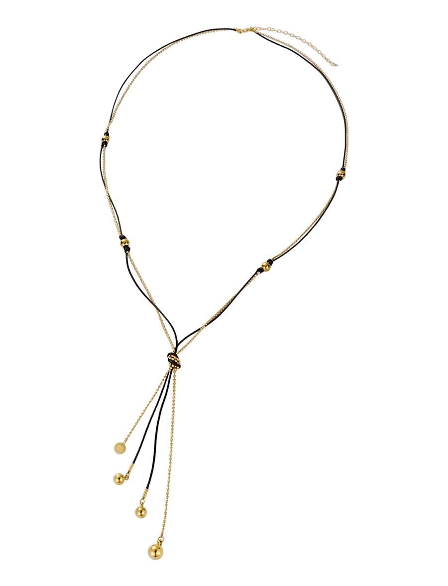 Bud To Rose - Wren Necklace Black/Silver - statement-ketten - gold - 2