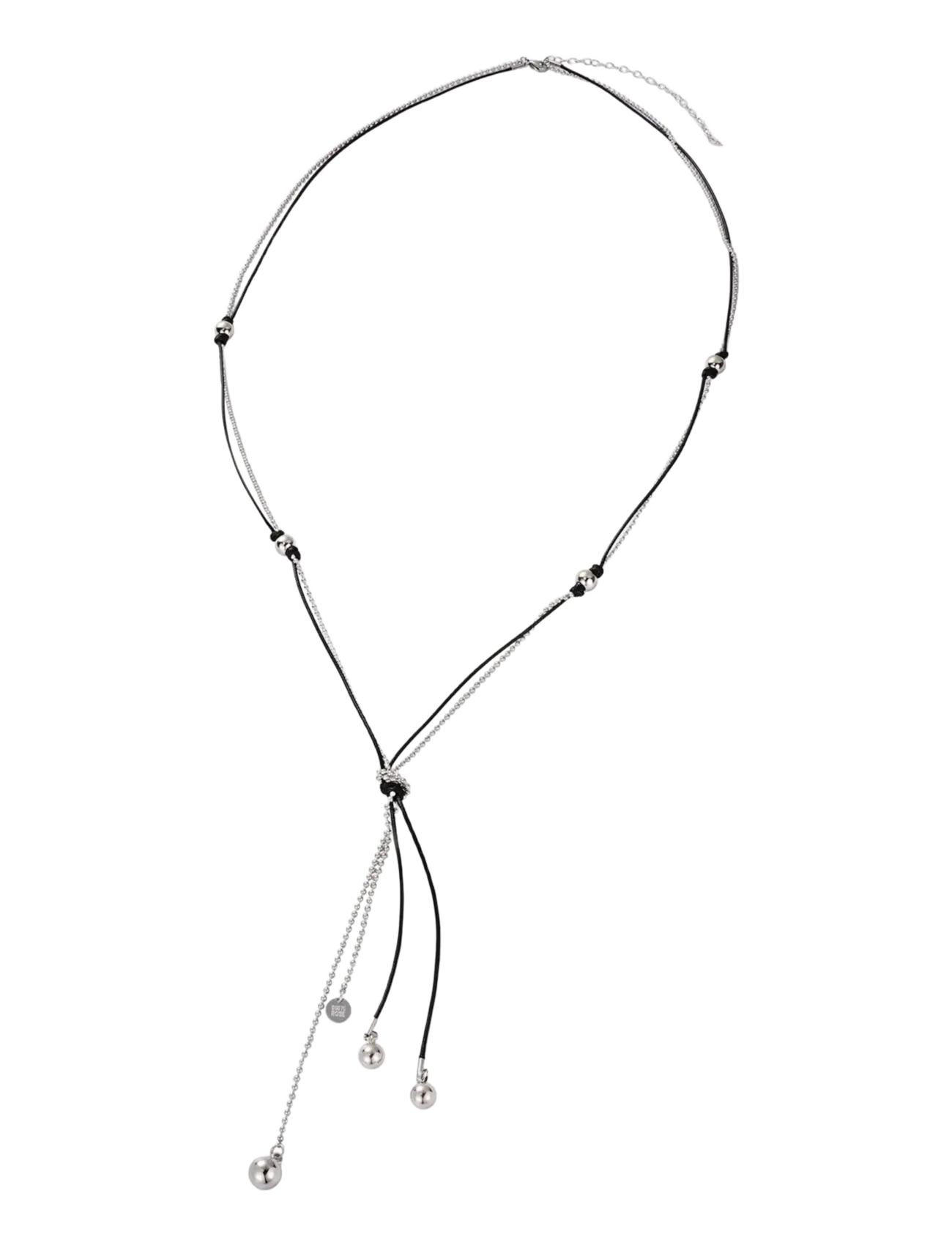 Bud To Rose Wren Necklace Black/Silver - Schmuck - SILVER / silver