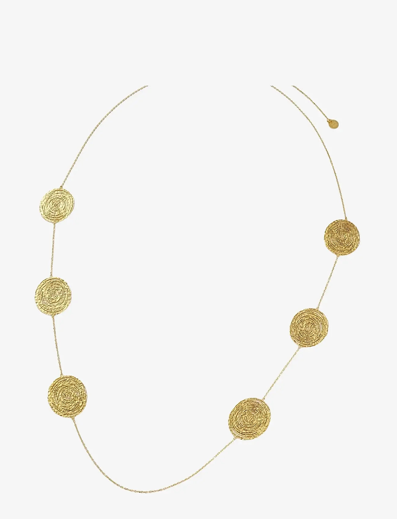 Bud to rose - Ray Oval Long Necklace Gold - statement halskæder - gold - 2