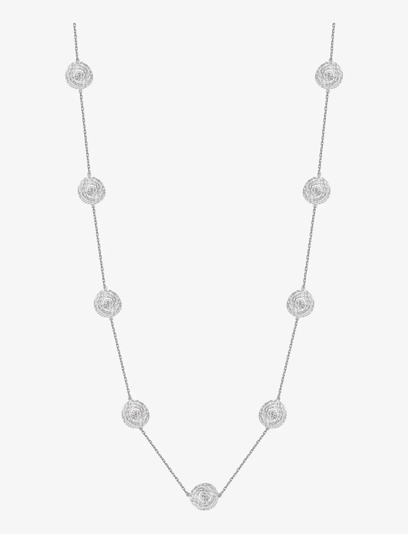 Bud to rose - Ray Multi Long Necklace Silver - chain necklaces - silver - 1